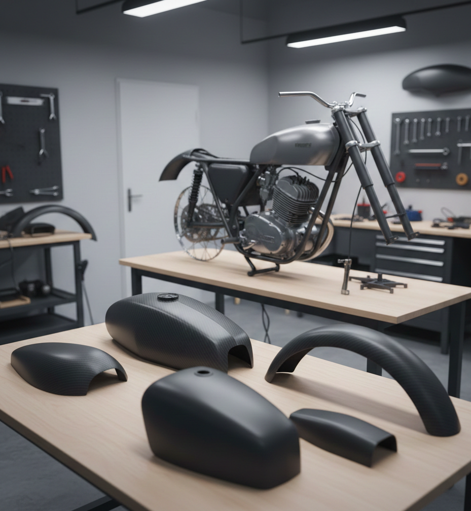 Recambios en fibra para restaurar tu Montesa sin complicaciones